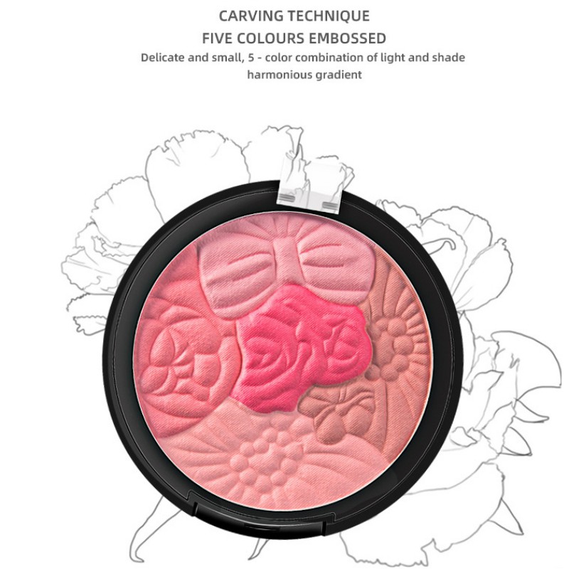 [Hàng mới về] Bảng phấn má hồng Anchovy 5 màu trang điểm lâu trôi 59g | BigBuy360 - bigbuy360.vn