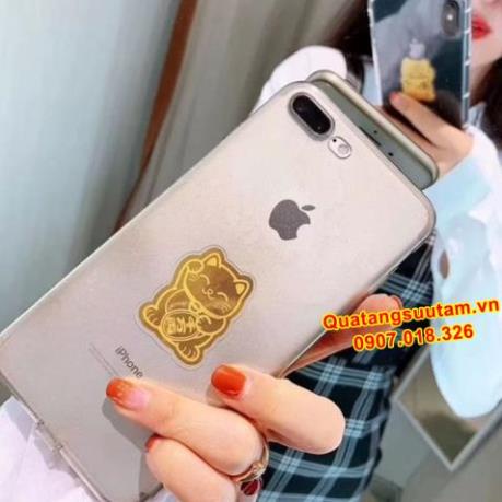 [RƯỚC LỘC] [GIÁ CỰC TỐT] Mèo Thần Tài Mạ Vàng Chiêu Tài Lộc Dán Điện Thoại May Mắn Mẫu Cao Cấp Chất Lượng