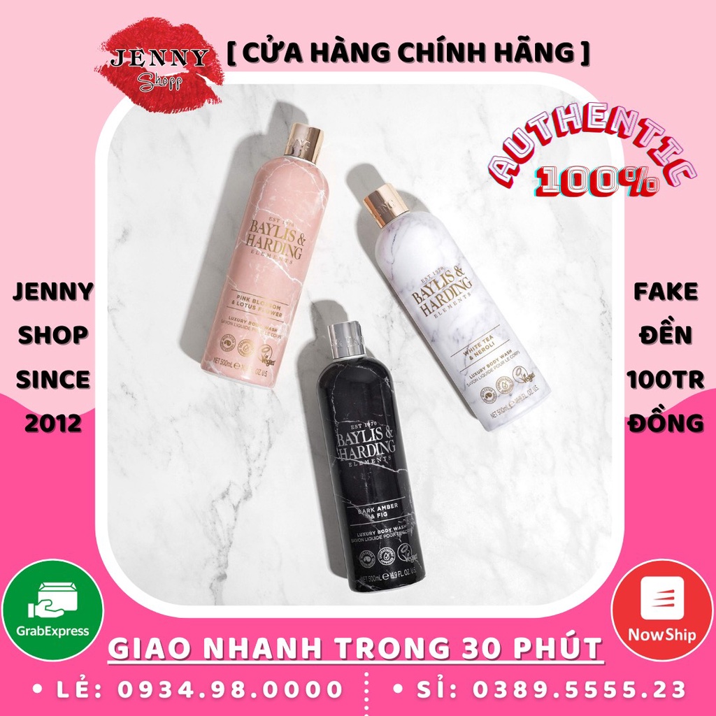 Sữa Tắm Baylis &amp; Harding Elements Luxury Body Wash 500ml