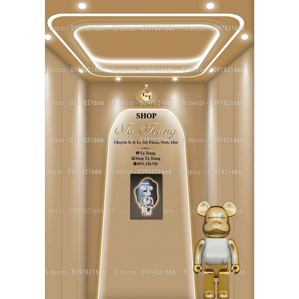 Phông Livestream hiện đại 3D 5D Tặng Keo Hoặc Đinh + Dụng Cụ Dán