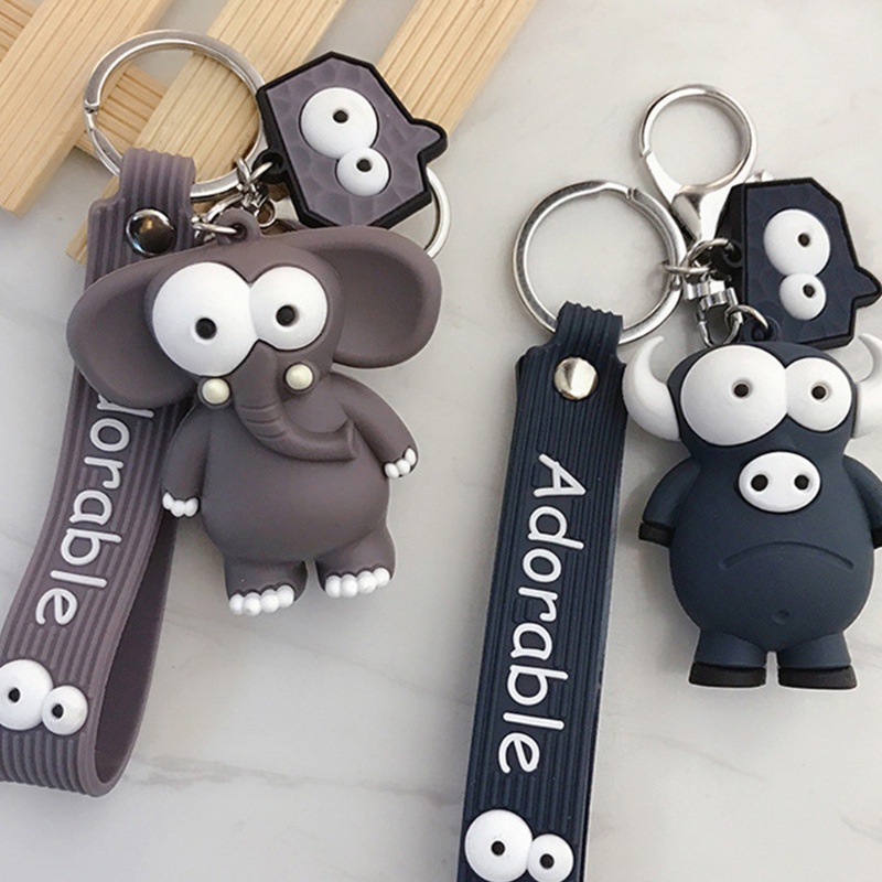 Móc Chìa Khóa Hình Voi Hoạt Hình Vui Nhộn