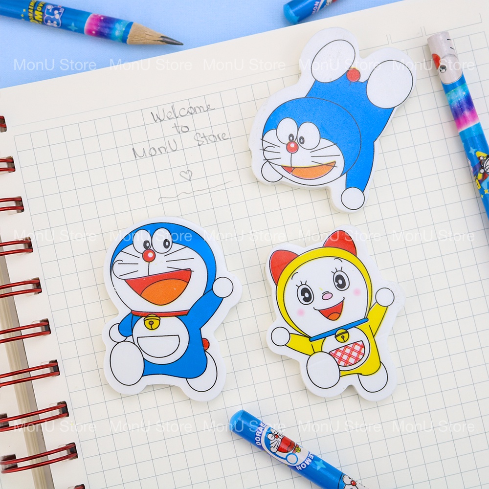 Cục gôm, cục tẩy bút chì hình DORAEMON, DOREMI dễ thương cute MON0310 TooYoo