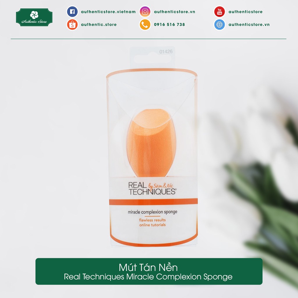 Mút Tán Nền Real Techniques Miracle Complexion Sponge