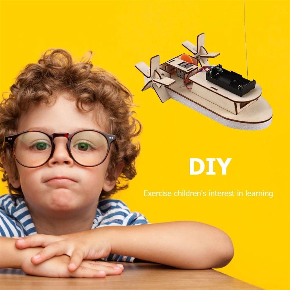 IVORY Đồ Chơi Lắp Ráp Mô Hình Thuyền RC DIY Cho Trẻ Em