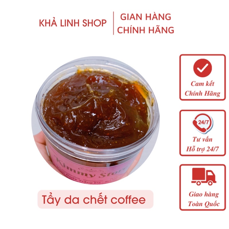 Lẻ hộp 500g gel tẩy da chết coffee handmade