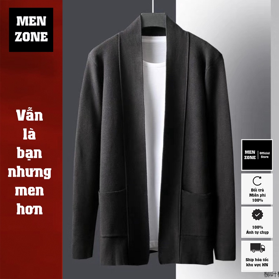 Áo Cardigan Nam Áo Khoác Ngoài Chất Liệu Dày Dặn Sang Trọng [CKN]
