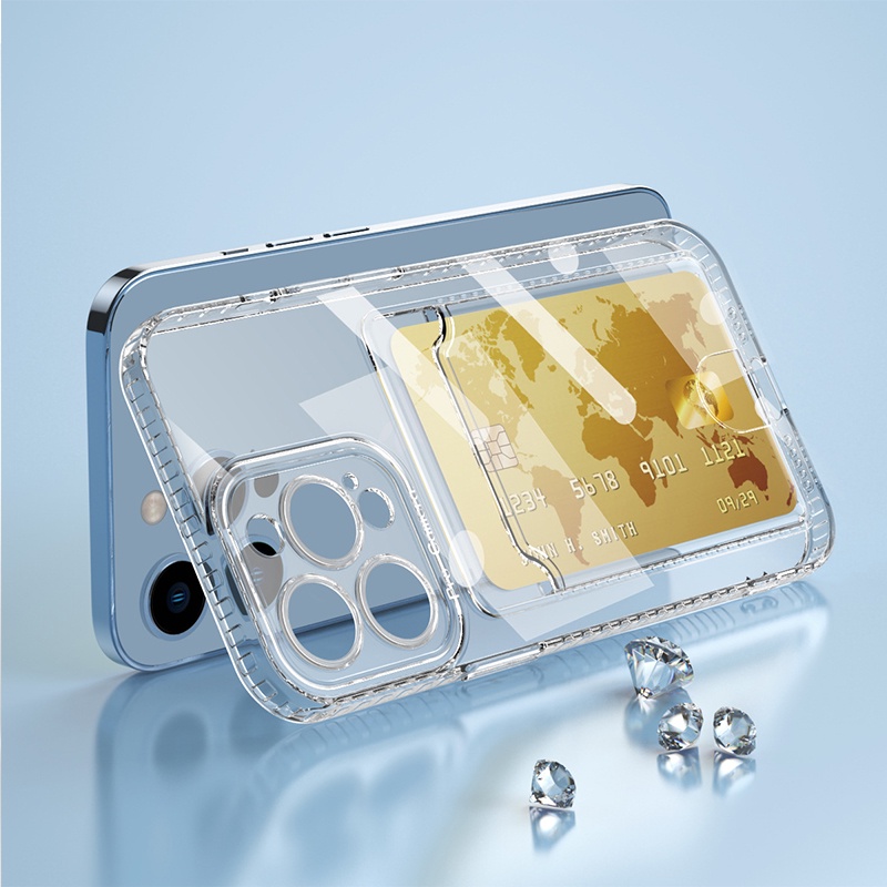 Ốp Điện Thoại tpu Chống Sốc Có Ngăn Đựng Thẻ Cho samsung galaxy a54 a14 a34 a24 m14 a05s 4g s23 s22 ultra s20 s21 fe plus