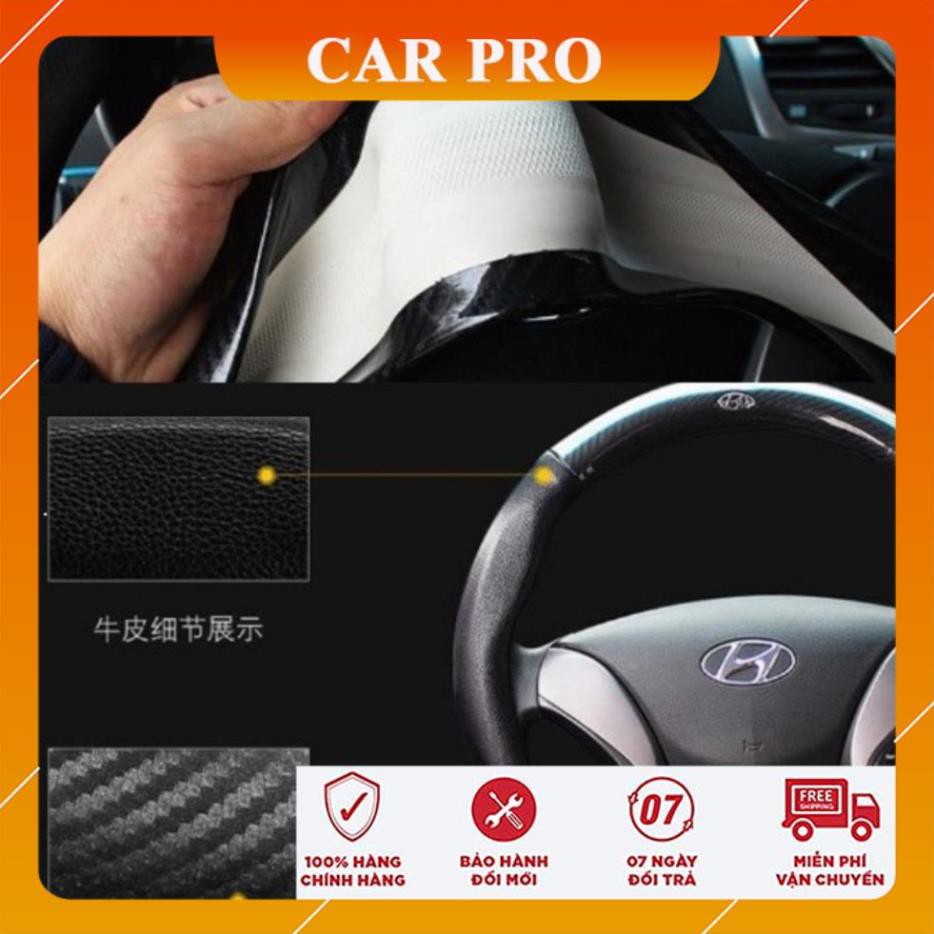 Bọc vô lăng Carbon, chống trơn, chống trượt, đủ xe - CAR PRO