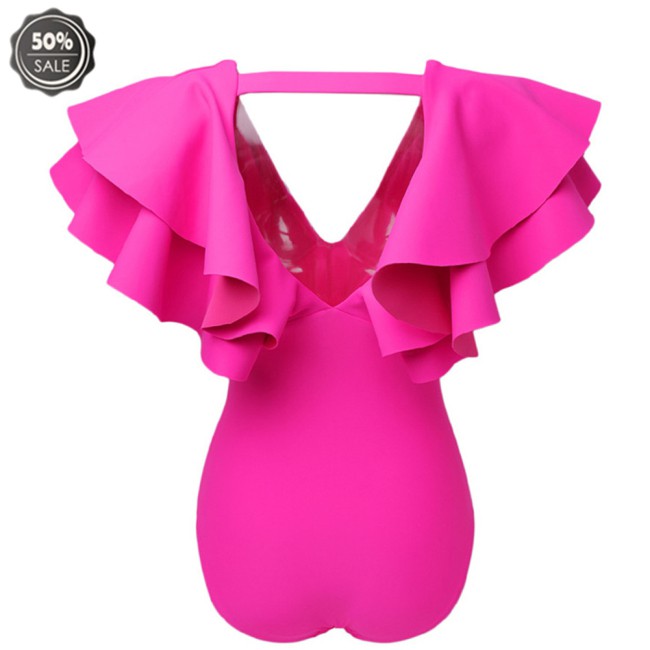Đồ Bơi Một Mảnh Nhún Bèo Gợi Cảm Cho Nữ | BigBuy360 - bigbuy360.vn