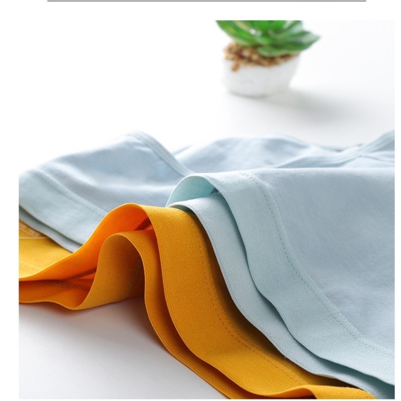 Quần Lót Nữ Cotton Trơn Kháng Khuẩn, Mềm Mại, Thoáng Mát, Co Giãn 4 Chiều - Subo Shop