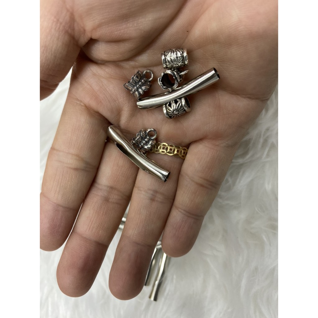 ỔNG INOX XỎ DÂY CHUYỀN VẢI - 4 ống/ bao