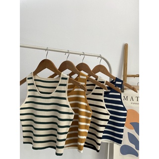 Áo Tanktop kẻ min (2111) (ảnh tự chụp)