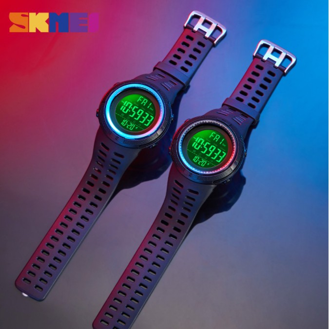 SKMEI 1251 Đồng Hồ Nam Kỹ Thuật Số Thể Thao Điện Tử Thời Trang Thông Thường Không Thấm Nước Đồng Hồ đeo Tay Quân đội Cổ Tay