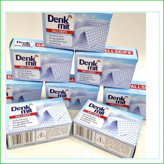 Combo 8 bánh xà phòng giặt trắng cổ áo Denkmit