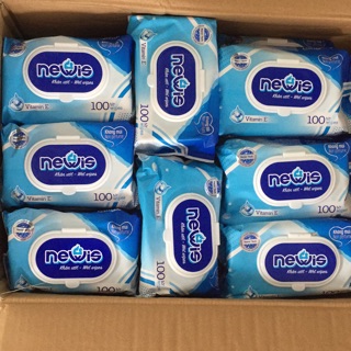 Khăn Ướt Newis Không Mùi 100 Tờ