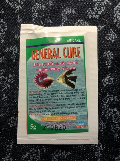 Cặp đôi trị nhiễm trùng, nấm, lở loét trên cá cảnh