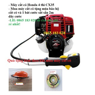 Máy cắt cỏ GX35, tiêu chuẩn Honda, may cat co bảo hành uy tin 1 đổi 1