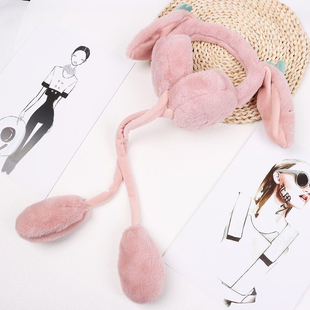 NIUYOU Bông Chụp Tai Giữ Ấm Mềm Mại Họa Tiết Hoạt Hình Dễ Thương Cho Nữ