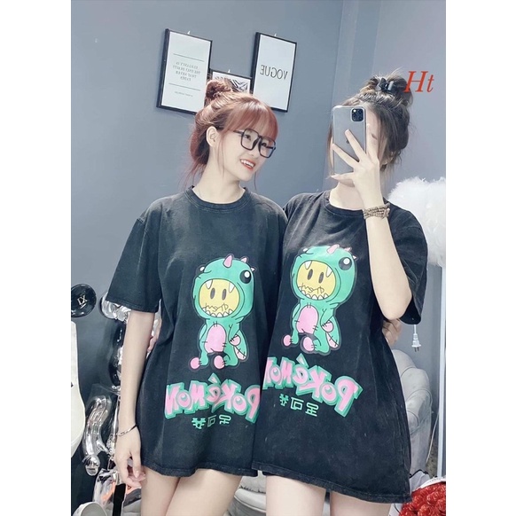 Áo loang thú xanh mặt vàng POK H2A867