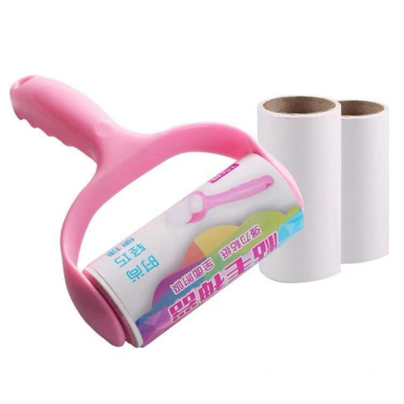 Combo Cây Lăn Bụi Làm Sạch Quần Áo, Ga Giường, Sofa, Lông Chó Mèo - Tặng Kèm 3 Cuộn Keo Lớn 10cm -  Đa Năng Tiện Lợi