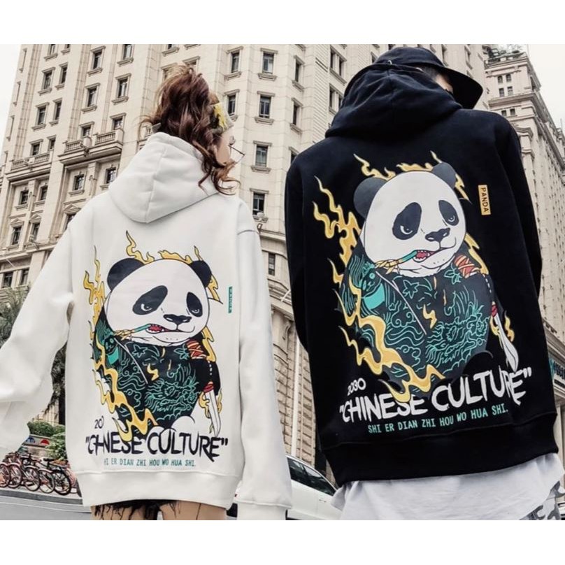 áo hoodie sweater nỉ unisex form rộng gấu trúc chất nỉ freeship toàn quốc M31 | BigBuy360 - bigbuy360.vn