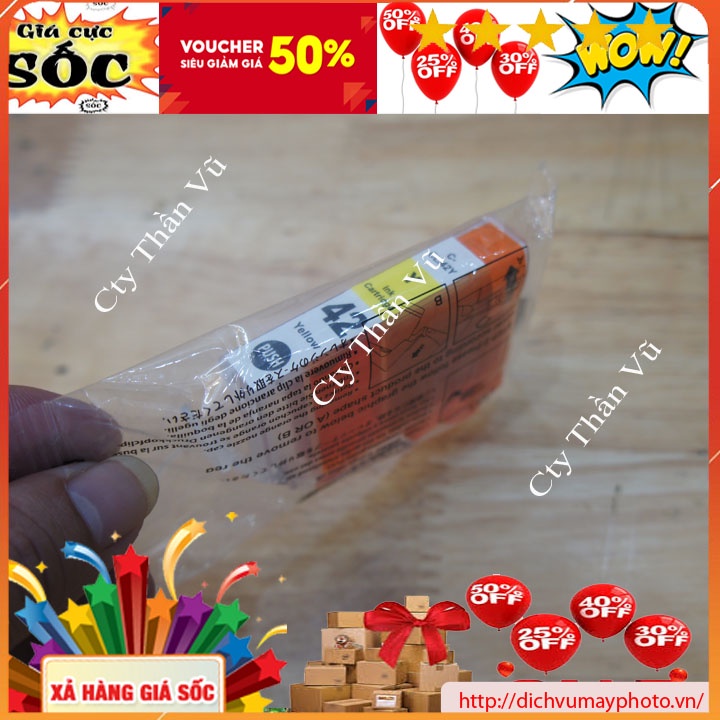 Bộ thỏi nguyên bản mã canon 42 hệ thống dẫn mực ngoài liên tục đã có mực chỉ việc sử dụng chuẩn đẹp bền Kholinhkienmayin