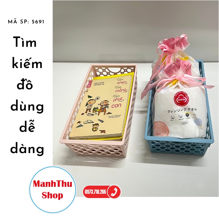 Khay nhựa đựng đồ văn phòng, đồ dùng học sinh Việt Nhật size to, khay Nhật Bản để bàn đa năng