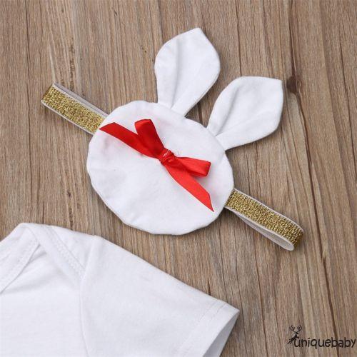Set đồ liền thân + Băng đô cho bé gái sơ sinh