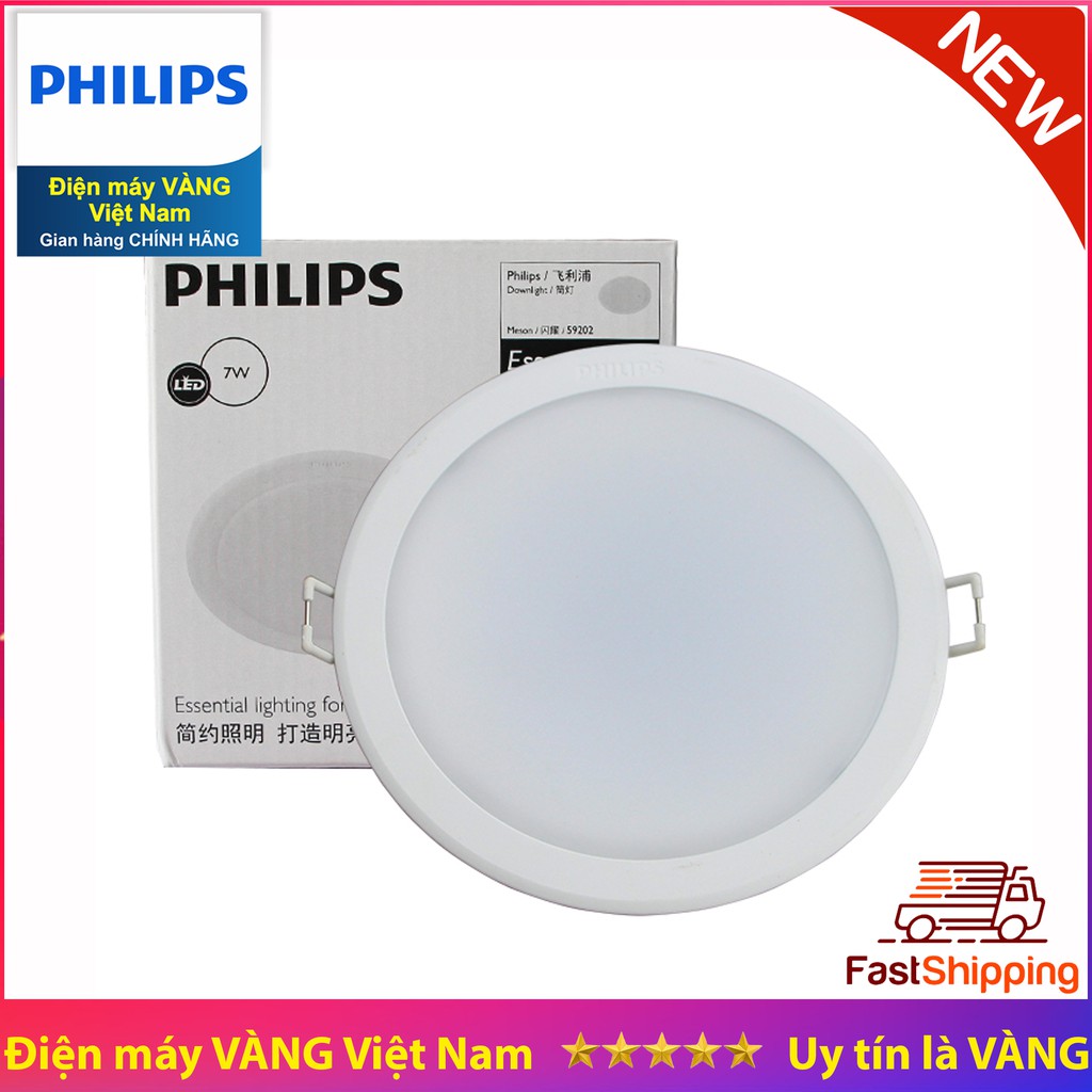 Đèn Philips LED Downlight âm trần 59202 7W