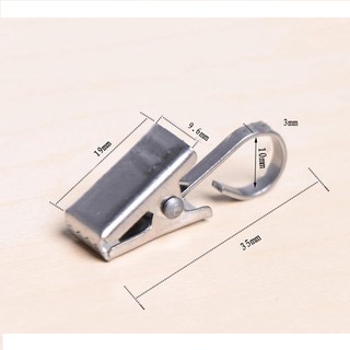Kẹp treo rèm cửa bằng thép không gỉ  - Kẹp treo đồ mini