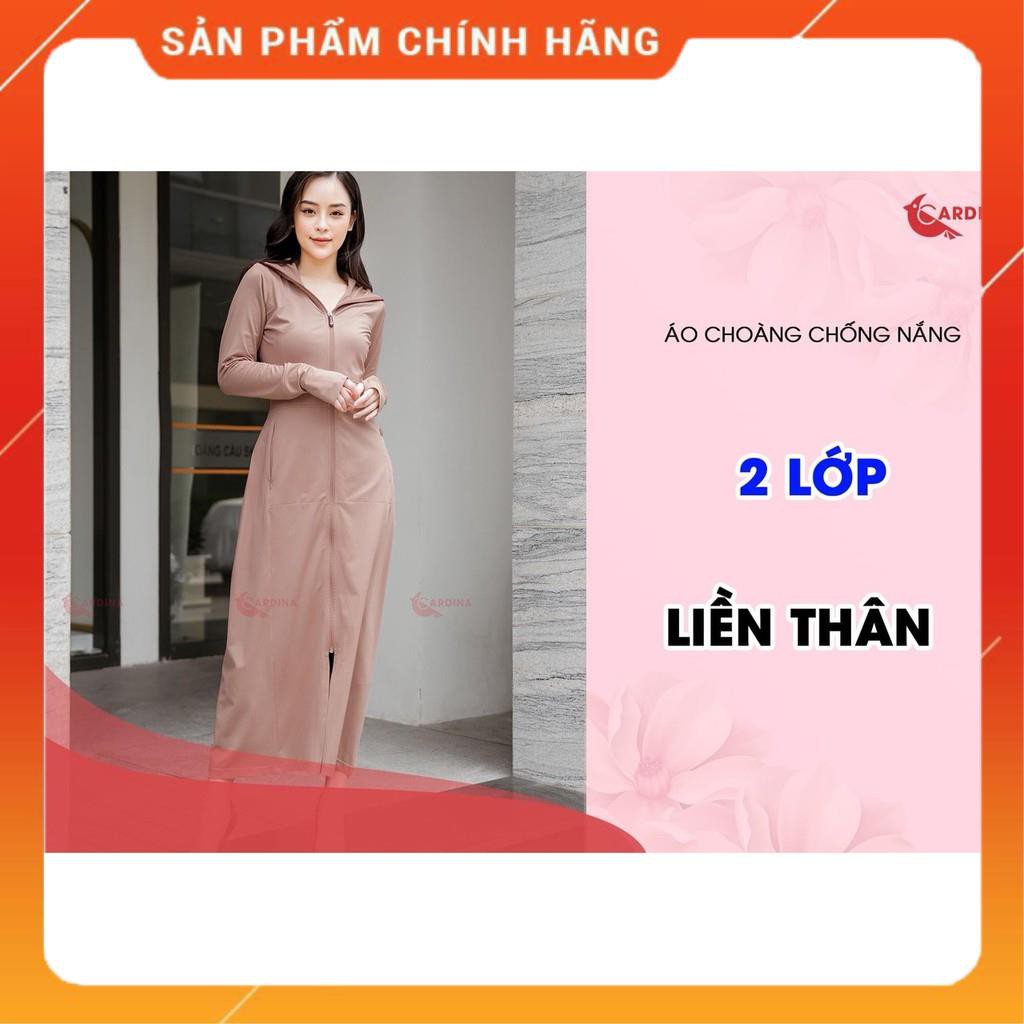 Áo Choàng Chống Nắng 2 Lớp Liền Thân CADINA