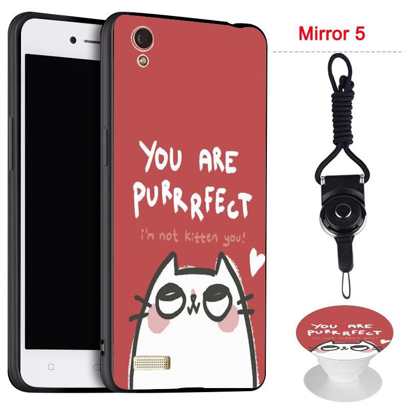 ốp điện thoại Tráng Gương In Hình Hoạt Hình Đáng Yêu Cho Oppo Mirror 5/r1201