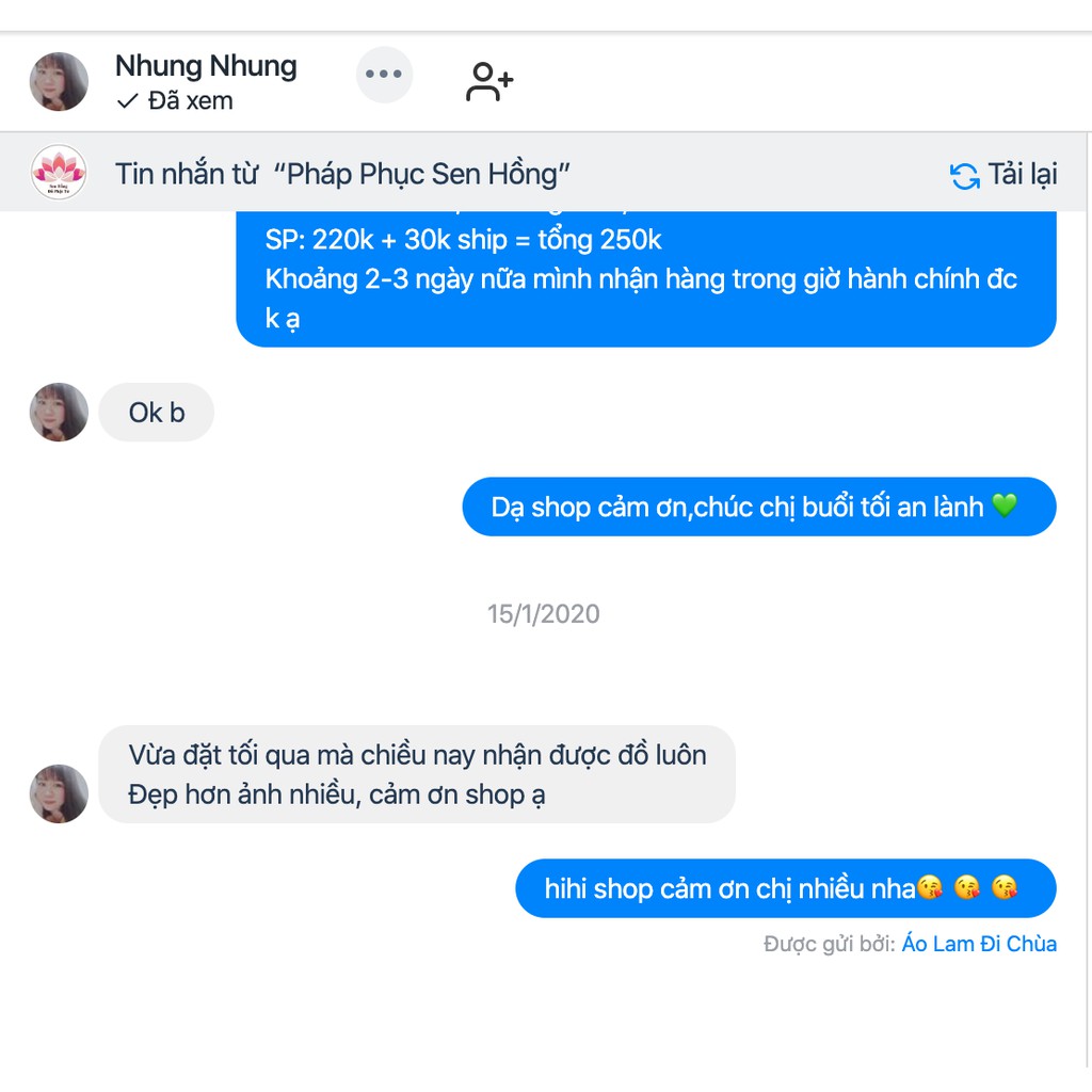 [Mã FATHANG5 giảm 10K đơn 50K] 🚨🚨Bộ Nâu đi chùa quần áo Phật tử mẫu cài phải 5 nút nâu - bộ đi chùa pháp phục Sen Hồng