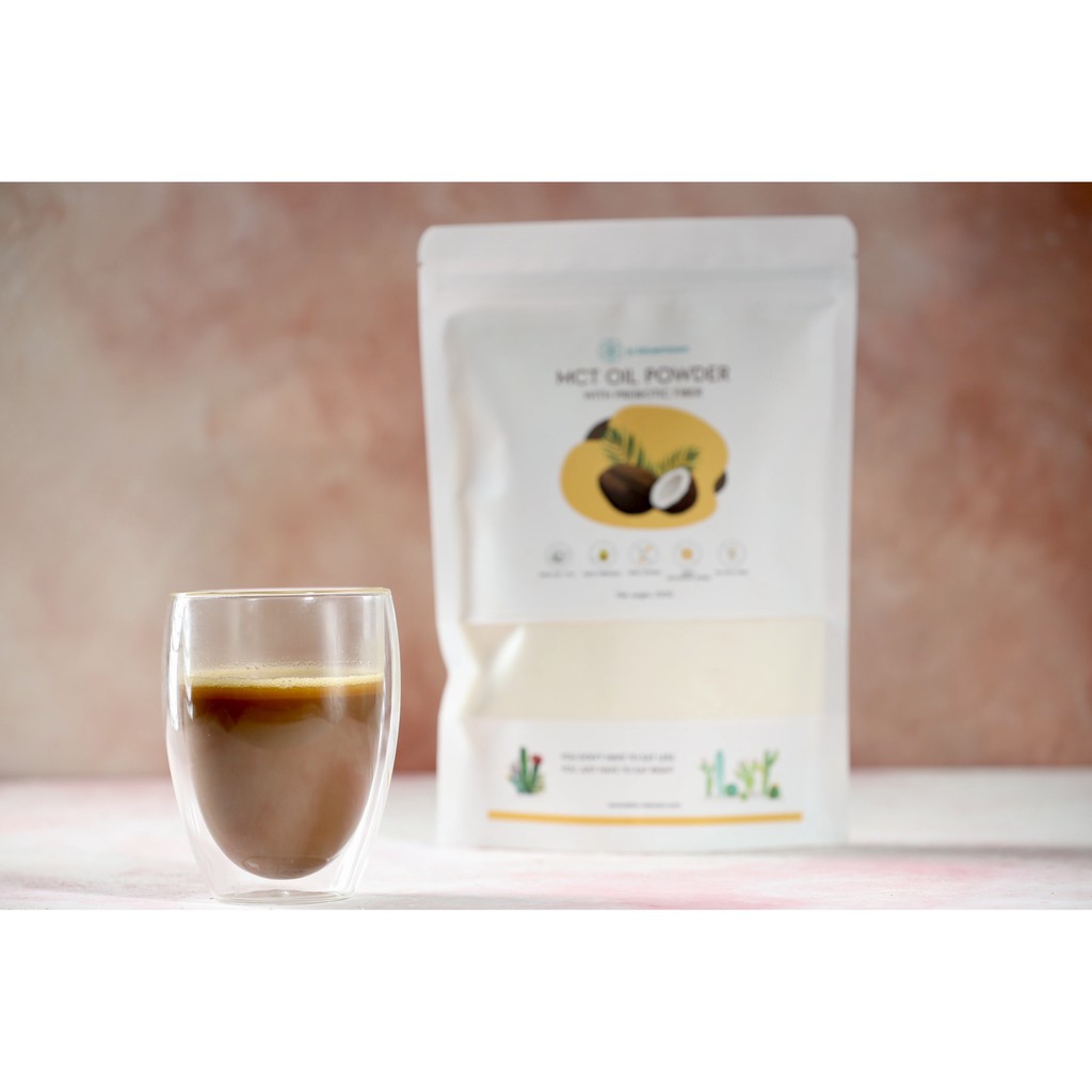 (MCT Oil Bulletproof Coffee) Bột dầu dừa phân đoạn MCT Oil C8:C10 ✅ JC BLUEMOON pha cà phê ăn kiêng Bulletproof