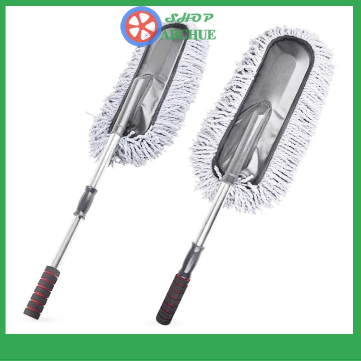 Chổi Lau Xe Ô Tô - Rửa Xe Ô Tô - Cọ Nano Lau Rửa Xe Sợi Mềm Mại, Điều Chỉnh Được Độ Dài Dành Cho Xe Hơi