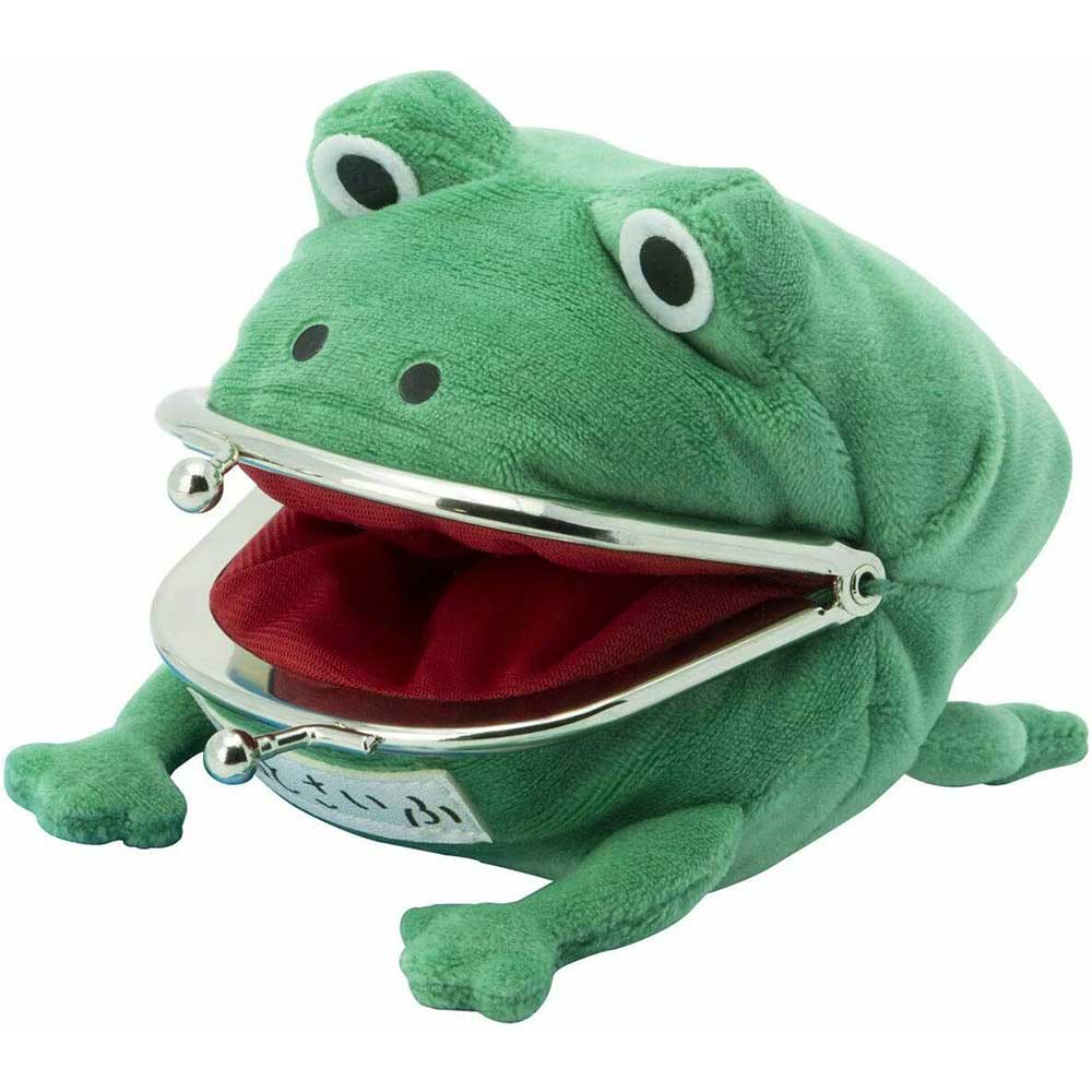 NARUTO SHIPPUDEN GAMA CHAN FROG Print Japanese 3D PLUSH COIN PURSE
