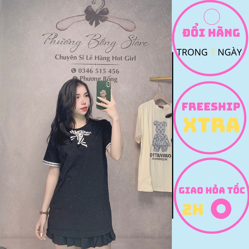 Áo phông tay cộc nữ Cotton thoáng mát