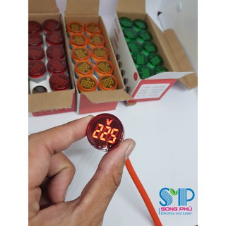 Đèn báo Vôn Volt Đèn báo hiển thị số phi 22