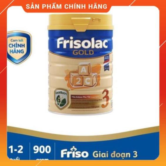 Sản Phẩm Chính Hãng  Sữa bột Frisolac gold 3 900g date mới 2022 Giá rẻ nhất