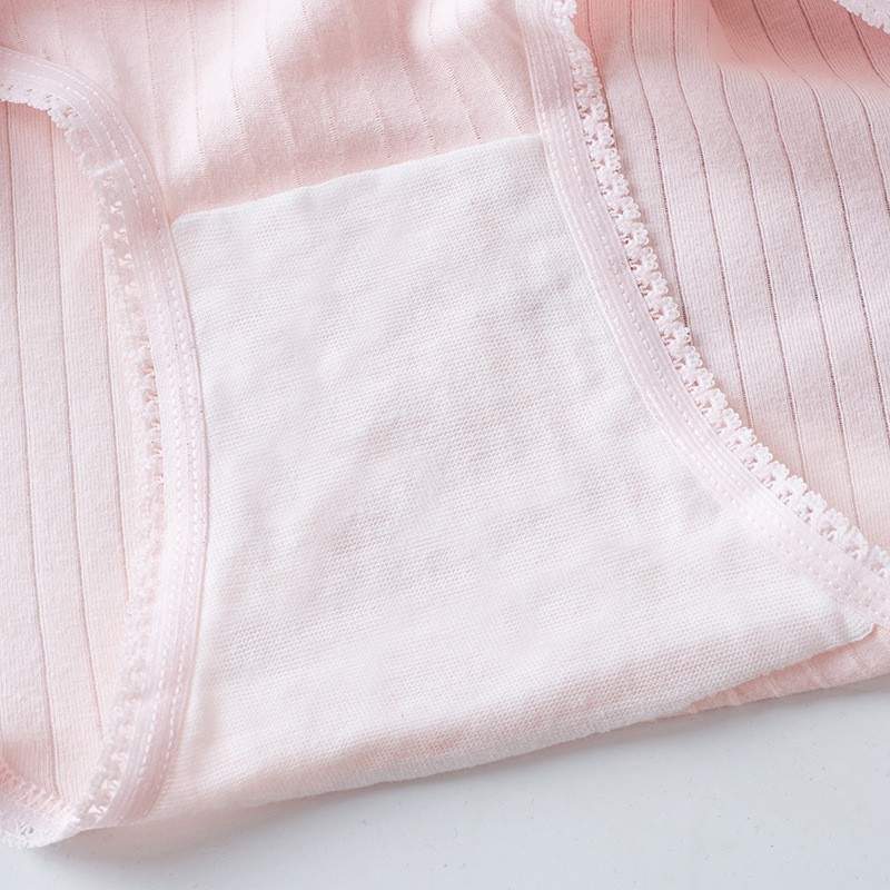 Quần lót nữ Cotton 💖Xuu Design💖 quần lót gân tăm viền ren chất Cotton co dãn, hàng xuất Nhật hàng chất lượng cao QC01 | BigBuy360 - bigbuy360.vn
