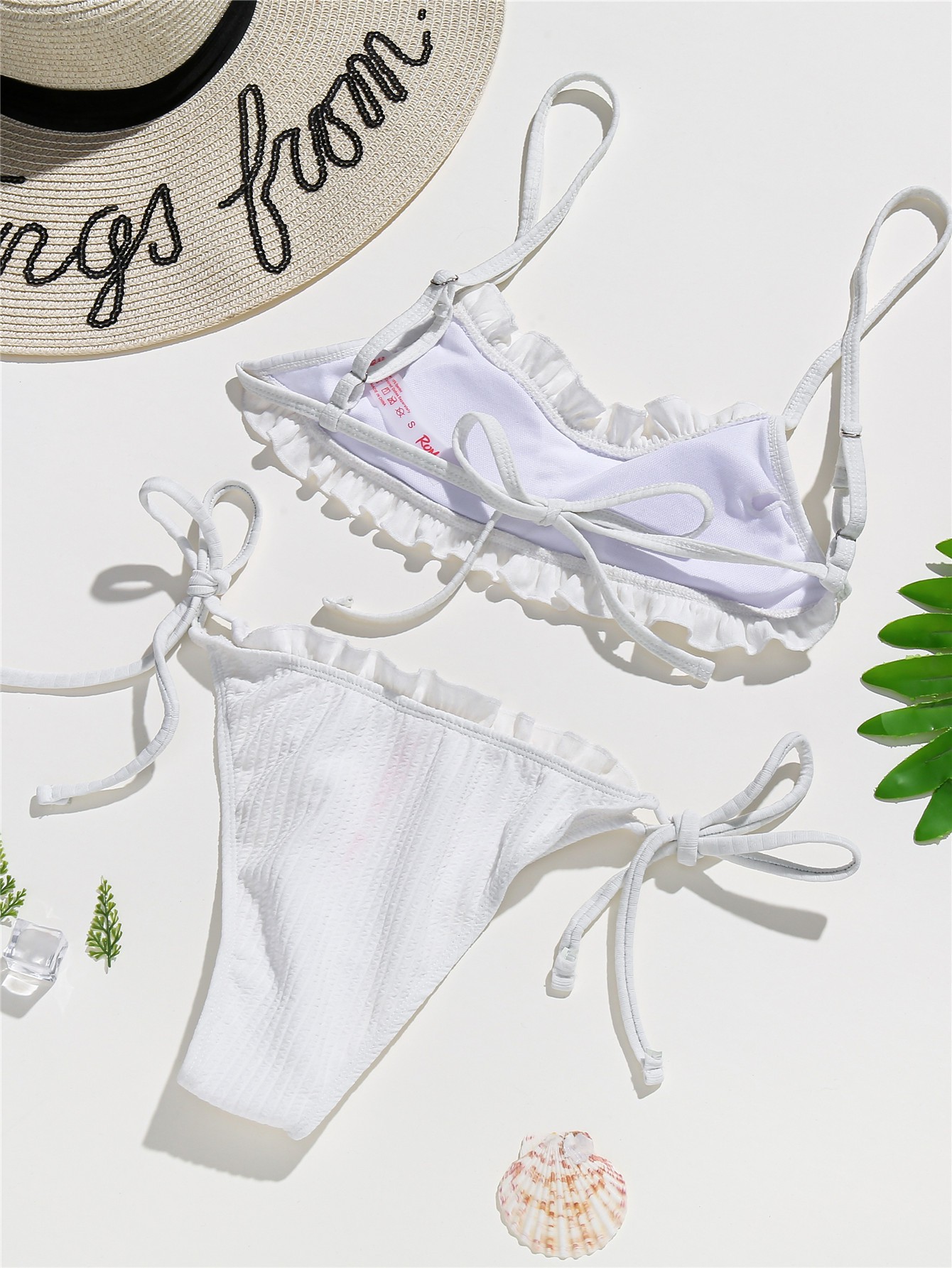 Bộ Bikini Hai Mảnh Màu Hồng Ngọt Ngào Cho Nữ | BigBuy360 - bigbuy360.vn