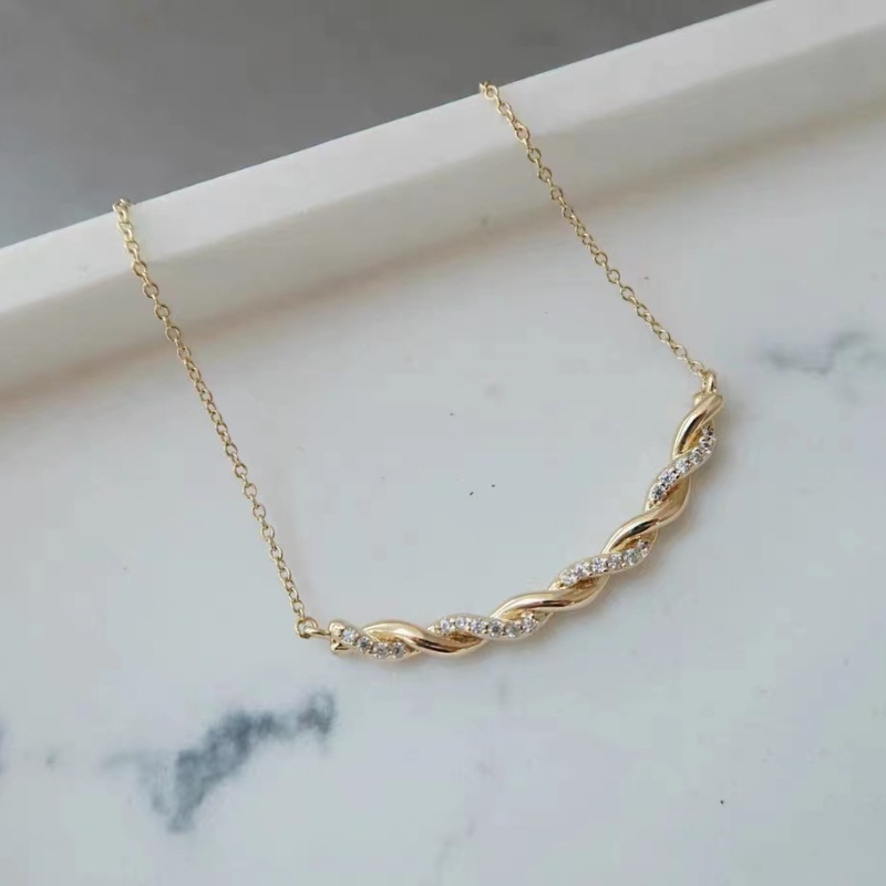 Dây Chuyền Mặt Hình Mặt Cười Đính Đá Đơn Giản Thời Trang