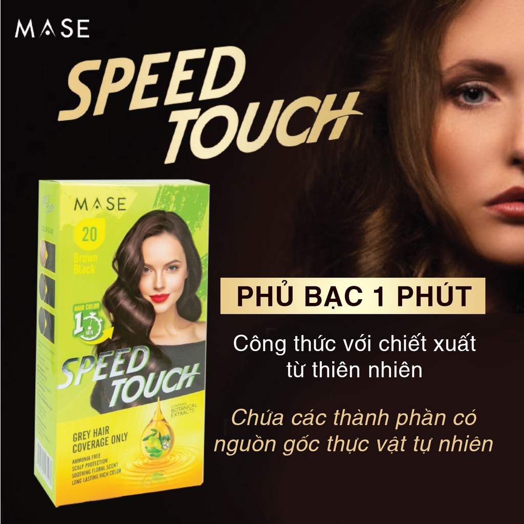 Thuốc Nhuộm Tóc Phủ Bạc Speed Touch 1 Phút