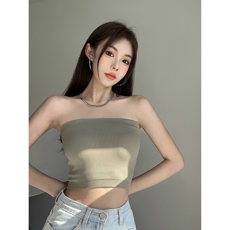 Áo Bra Nữ - Áo Ngực Bra 2 Dây Len Tăm Cotton Mẫu Mới Có Đệm Ngực, Dây Có Thể Tháo Dời N99