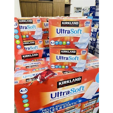 Giấy Thơm Quần Áo Kirkland Ultra Soft 4 in 1 250 tờ - Mỹ