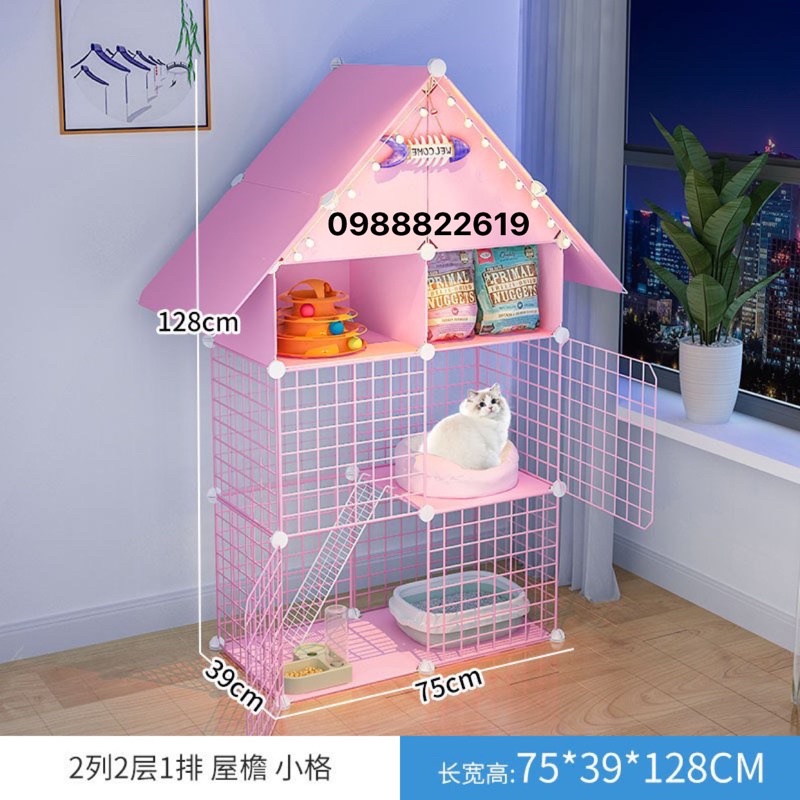 Chuồng mèo, chuồng thú cưng siêu Hot. chuồng 4 tầng