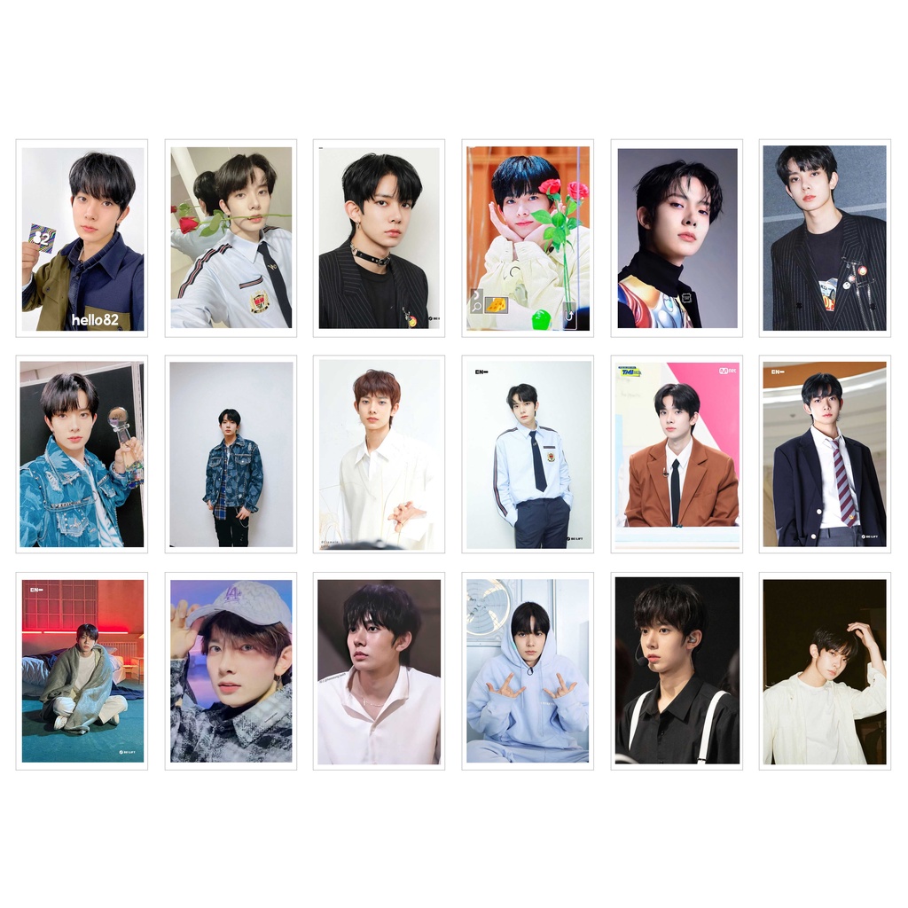 [Ép Lụa] Lomo Card 36 Ảnh ENHYPEN - HEESEUNG