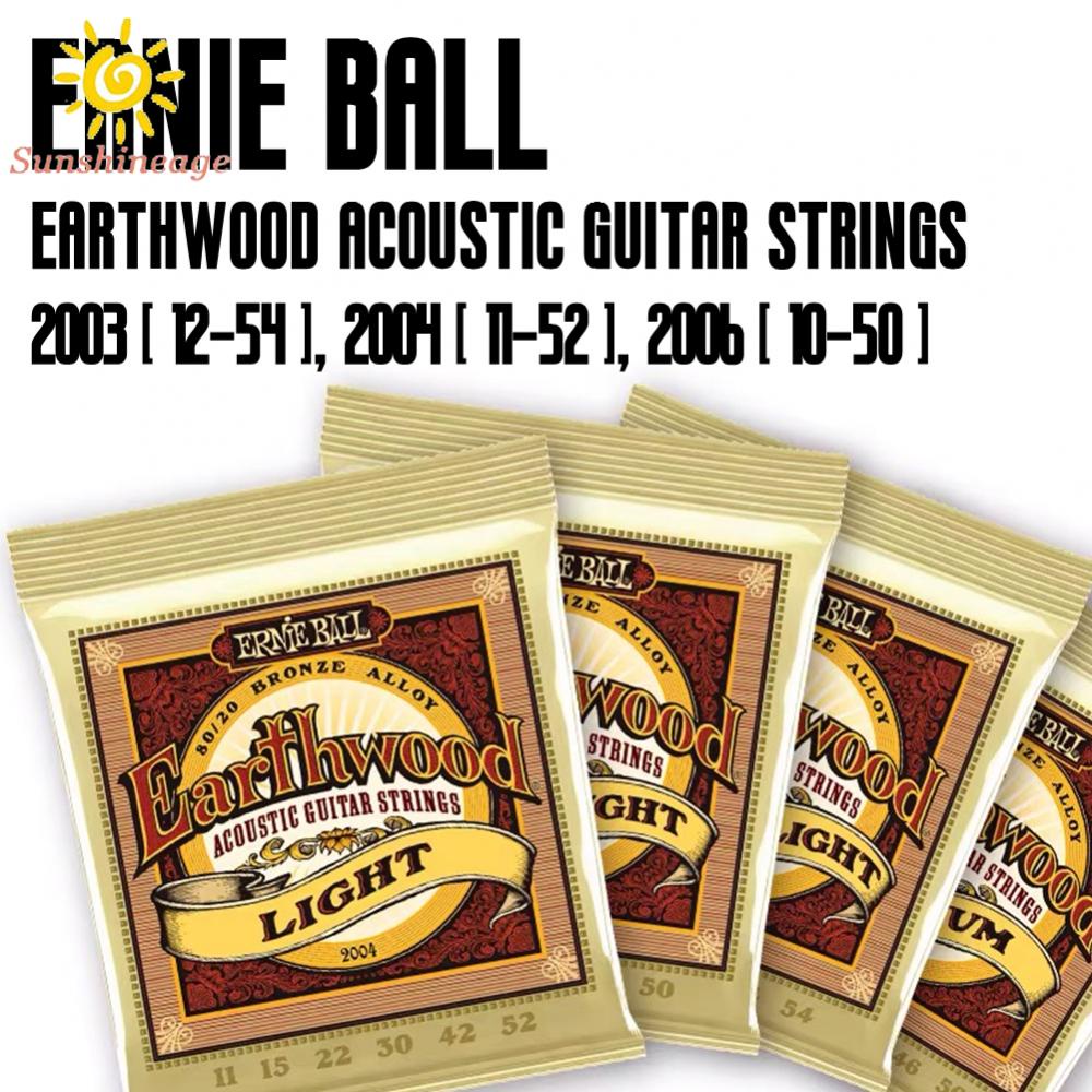 SUNAGE- ~Copper  Zinc Ernie Ball Earthwood Acoustic Guitar Strings  Extra Light Medium Light 1152 WspJUb【SUNAGE-HOT Fashion】
