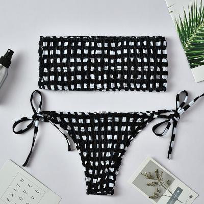 Set bikini sọc karo HB20 Hỉn Hỉn Store