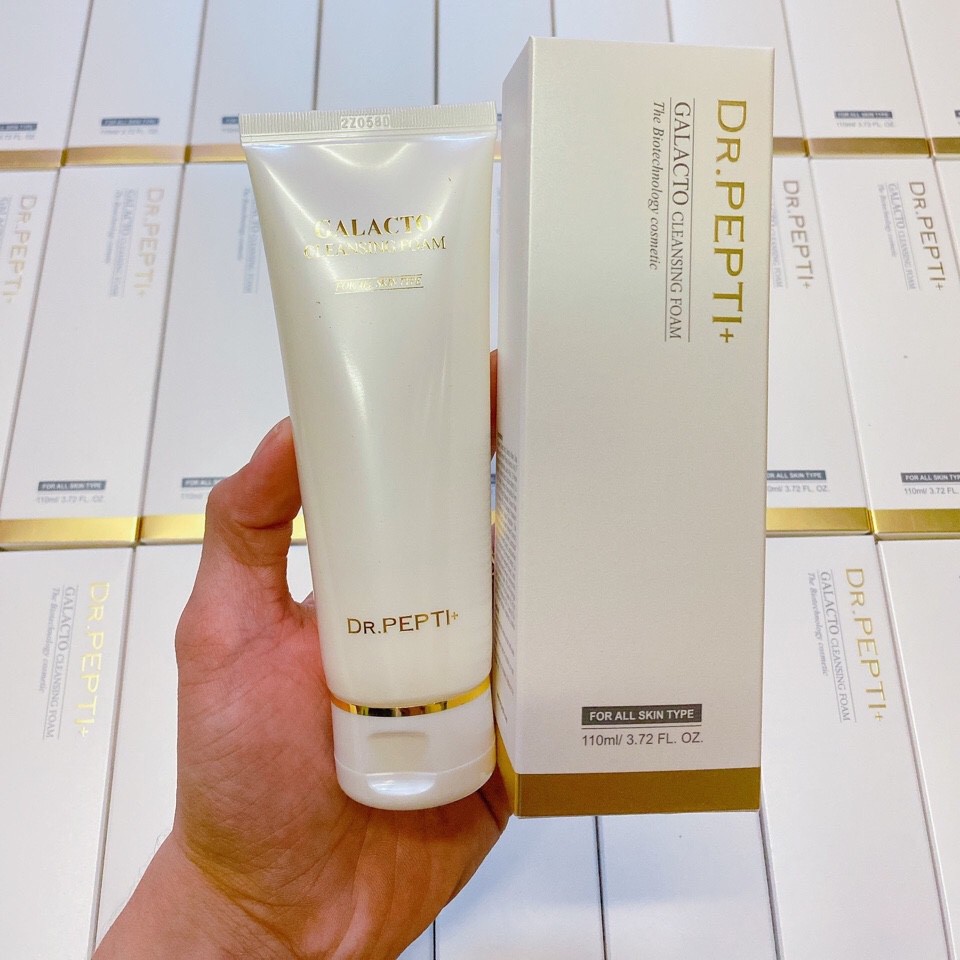 Sữa Rửa Mặt Dr.Pepti Hàn Quốc Dịu Nhẹ Chiết Xuất Gạo Và Trà Xanh Dành Cho Da Mụn, Da Khô, Da Nhạy Cảm 110ml RM03